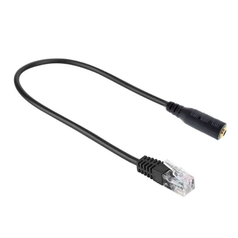 Li * Profissionais Para Telefone RJ9 3,5 Mm Compatibilidade Adaptador Isolamento PVC Saída D
