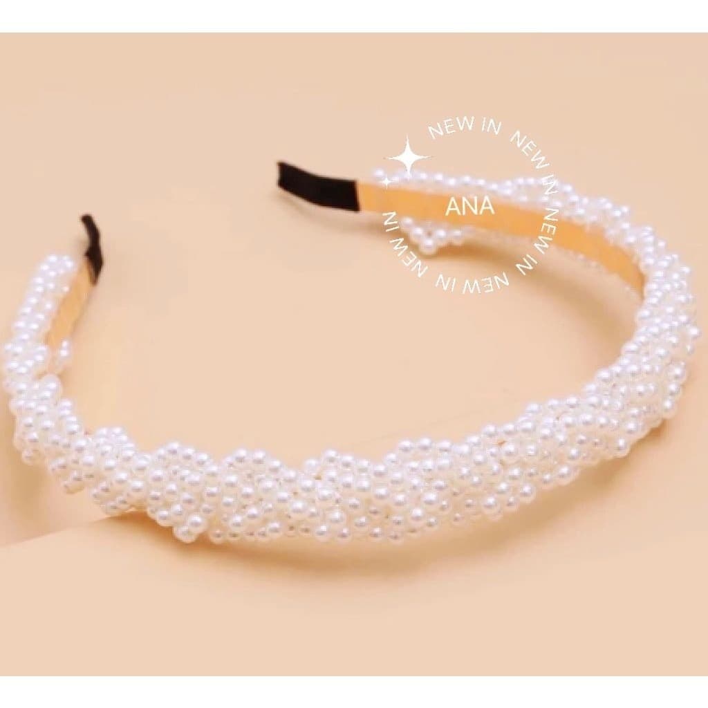 ANA1108 Estiloso e lindo Tiara Faux Pearl Decor-TIARA22