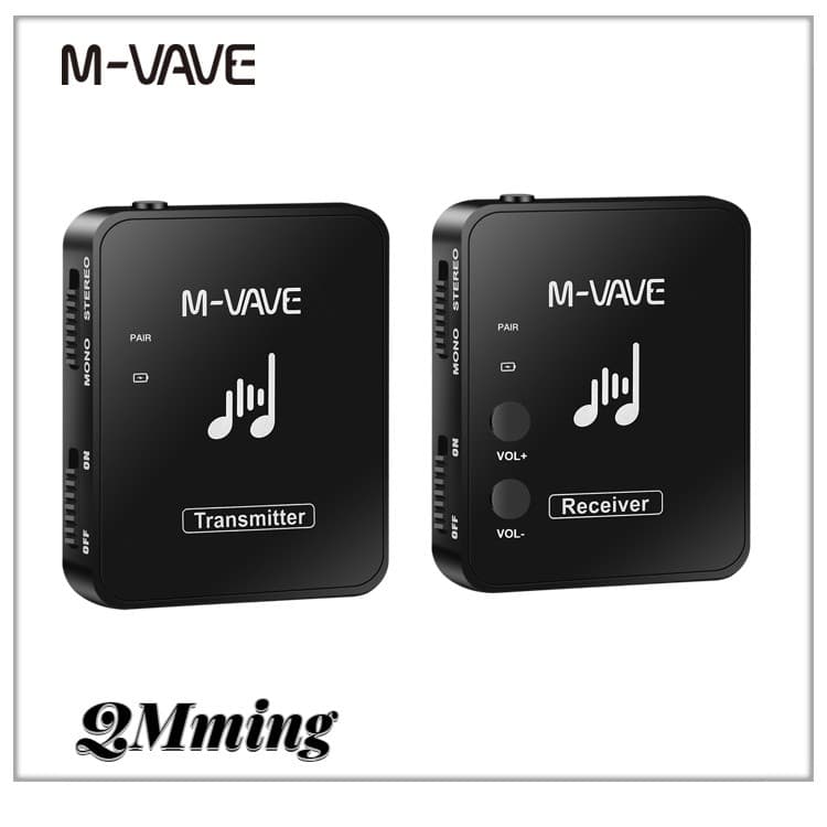 M-VAVE WP-10 2.4G Monitor De Fone De Ouvido Sem Fio Recarregável Receptor Estéreo Mono E Telefone Função De Gravação
