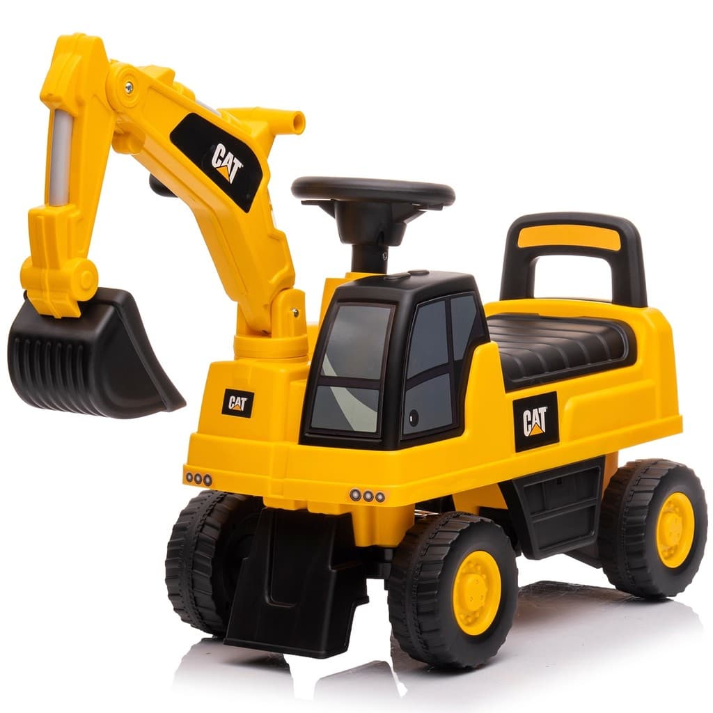 Carrinho Andador Trator Escavadeira Caterpillar Brinquedo Infantil Para Bebês - Unitoys