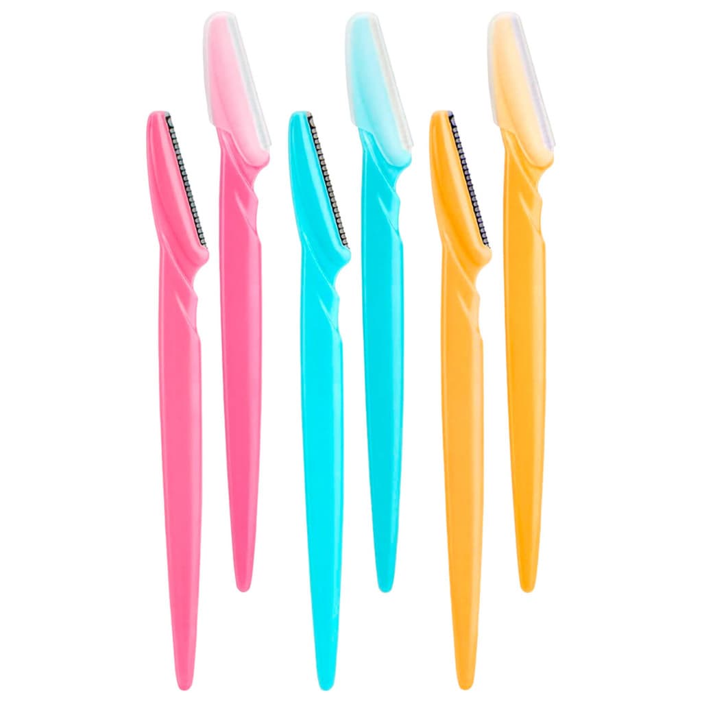 Navalhete Design Sobrancelha e Facial Descartável Kit 6 un