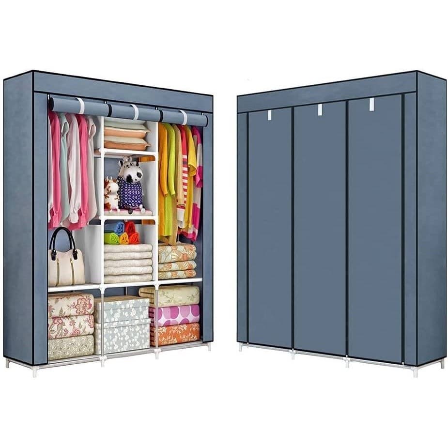 Arara Roupeiro Guarda Roupa Dobravel Armario Desmontavel Para Organizador De Roupa 8 Divisorias Top&casas