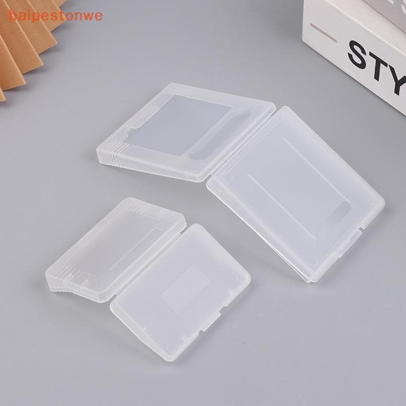 [baipestonwe] 5 Unidades De Cartucho De Jogo Transparente Caso Para Advance GBA GBC Plástico À Prova De Poeira Caixa Cap