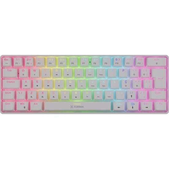 Teclado Mecânico Fortrek Gravity Air Compact Wireless Branco [F002]