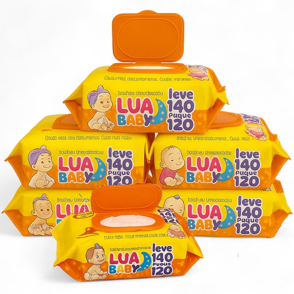 Caixa até 980 Lenço Umedecido Toalha Premium Lencinho Recem Nascido Bebe Adulto Atacado Promoção