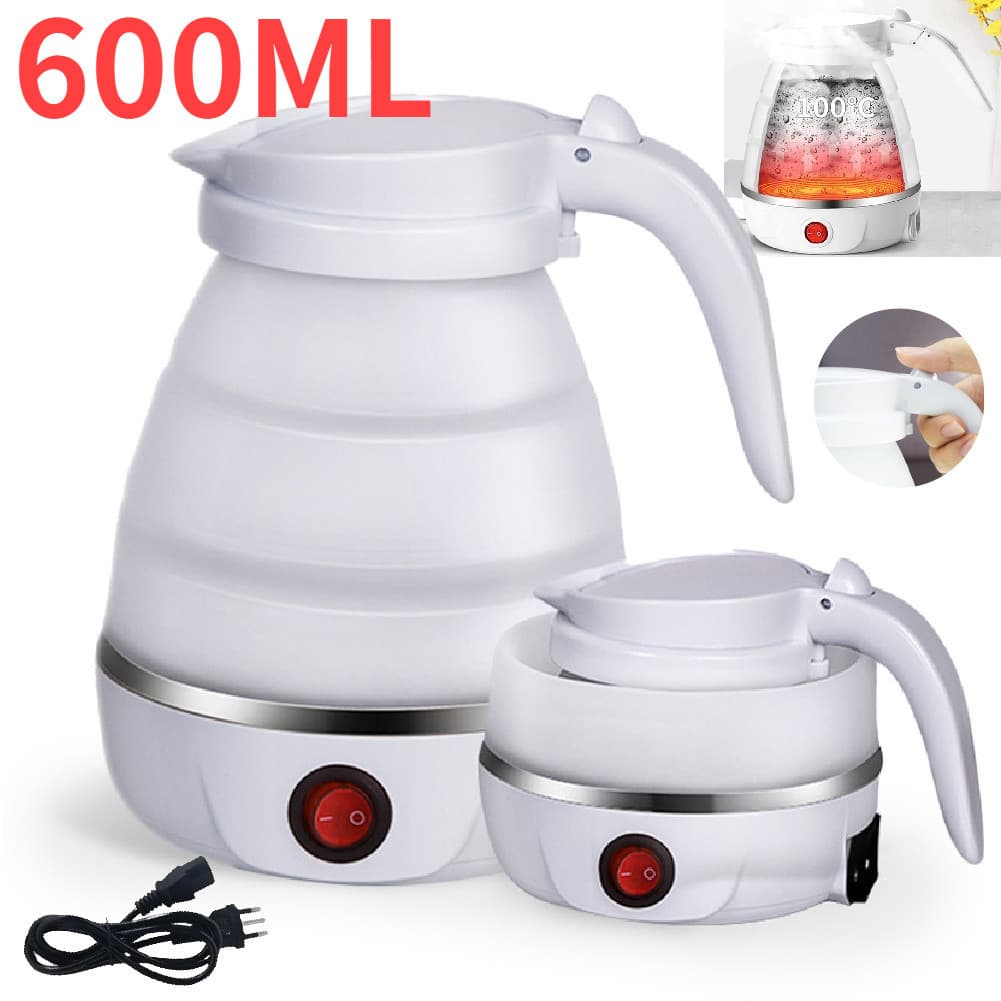 Chaleira Elétrica De Silicone Retrátil Dobrável 450ml Para Café Chá Leite Viagem 110V JJ