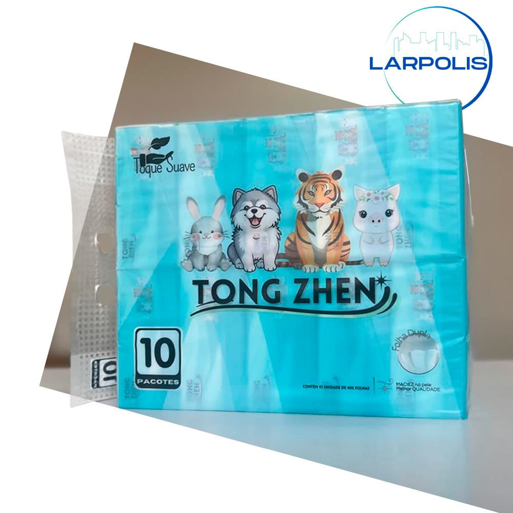 Pacote de lenços Tong Zhen com 400 folhas
