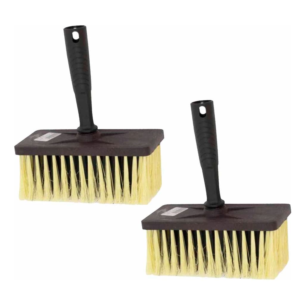 Kit 2 Broxa Para Pintura Pedreiro Retangular Roma 15x5,5 Cm