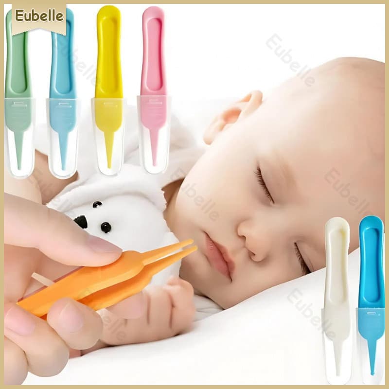 Clipe de limpeza nasal para bebês Acessórios Seguro Pinça Newborn Digging Umbigo Nariz Clipe Alicate