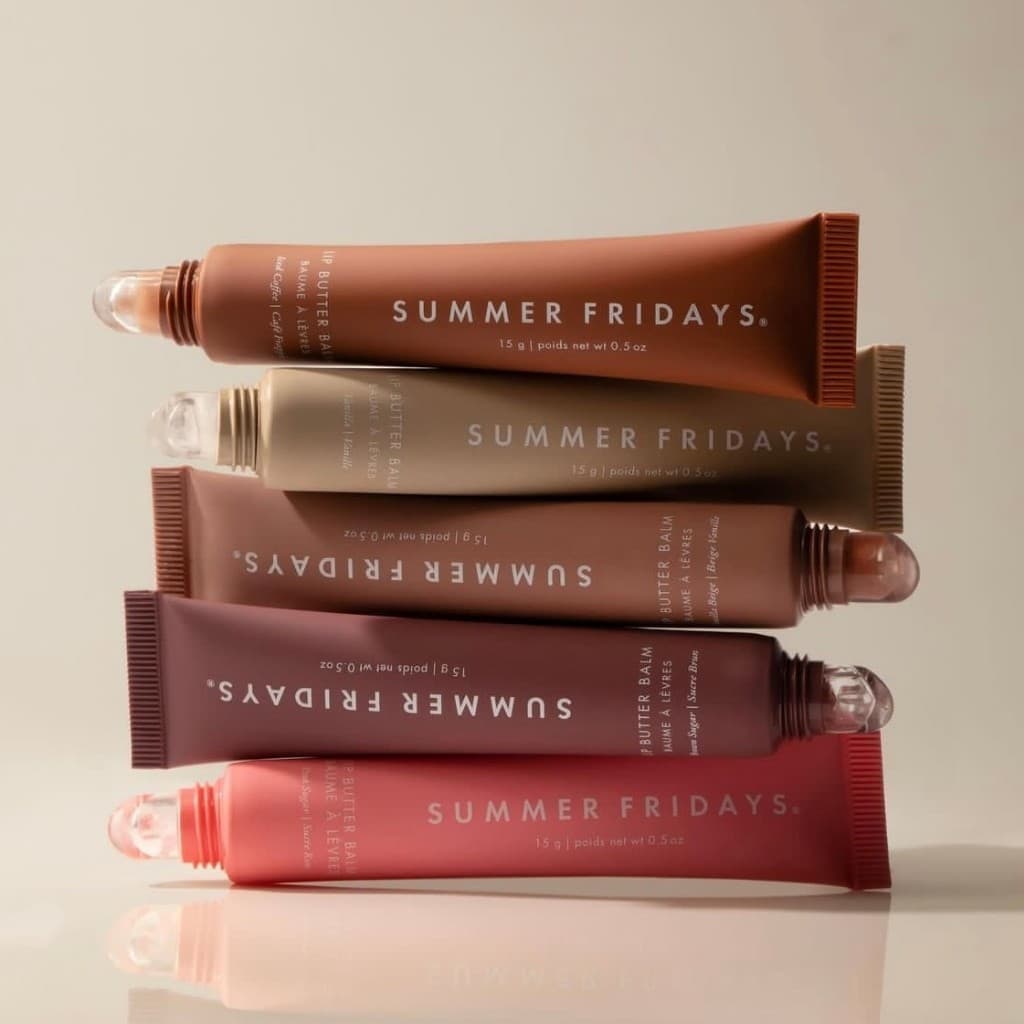 ️ Estoque Pronto️bálsamo De Manteiga Labial Summer Fridays 15ml Para Cuidados Com Os Lábios