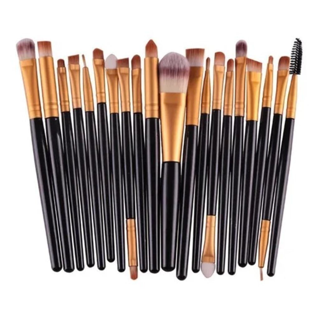 KIT 20 Pcs  Pincéis De Maquiagem