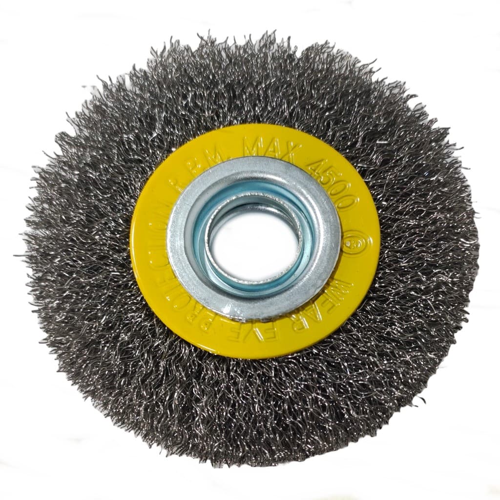 Escova De Aço Circular Ondulada 4x1/2" / 100mm Moto Esmeril - Trust Tools