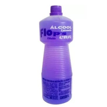 Álcool Líquido 46º Lavanda Flop´s 1lt