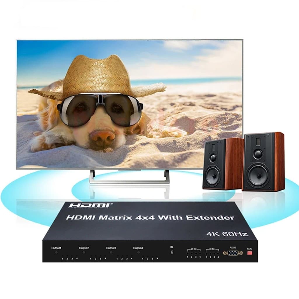 Divisor Splitter Hub Hdmi 1x4 Portas Distribui Ps4 Xbox Tv