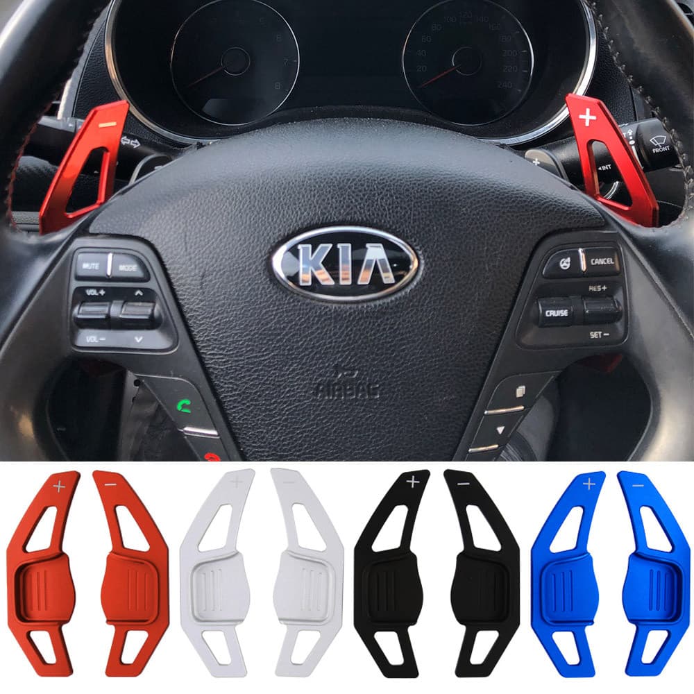 Para Kia Cerato SX SX3 SX4 2014-2019 Carro De Direção Pads De Mudança De Pás Extensor Adesivo