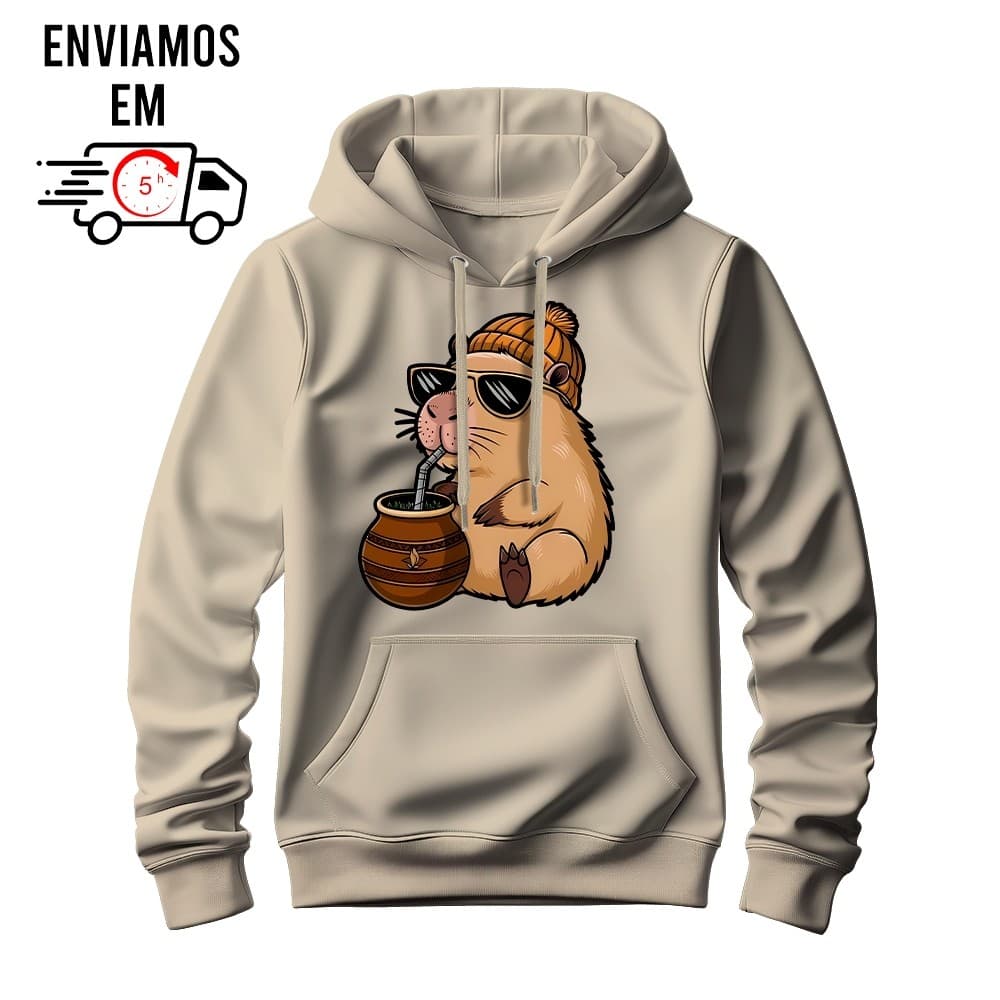 Moletom Unisexx Lançamento 2025 Premium CAPIVARA VIBES Flanelado Alta Qualidade Promoção Envio IMEDIATO-53