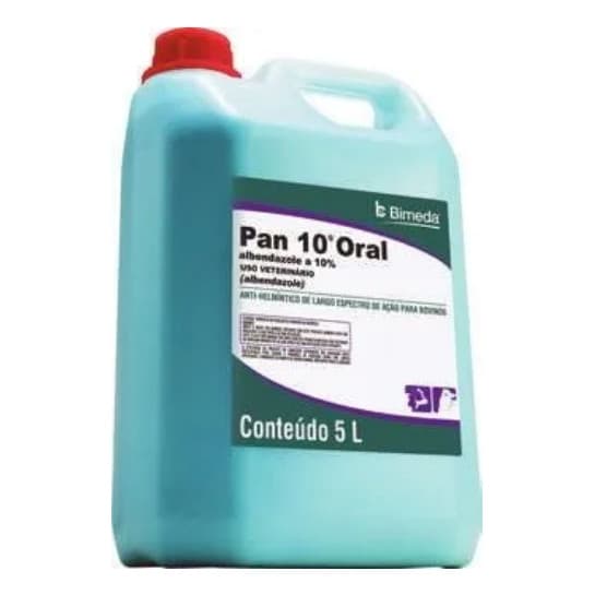 Pan 10 Oral Vermífugo P/ Bovinos - Bimeda 5l