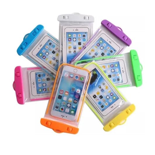 Kit 5x capa protetora prova d'agua Capinhas Capa De Celular Mergulhos Aquáticas Chuva