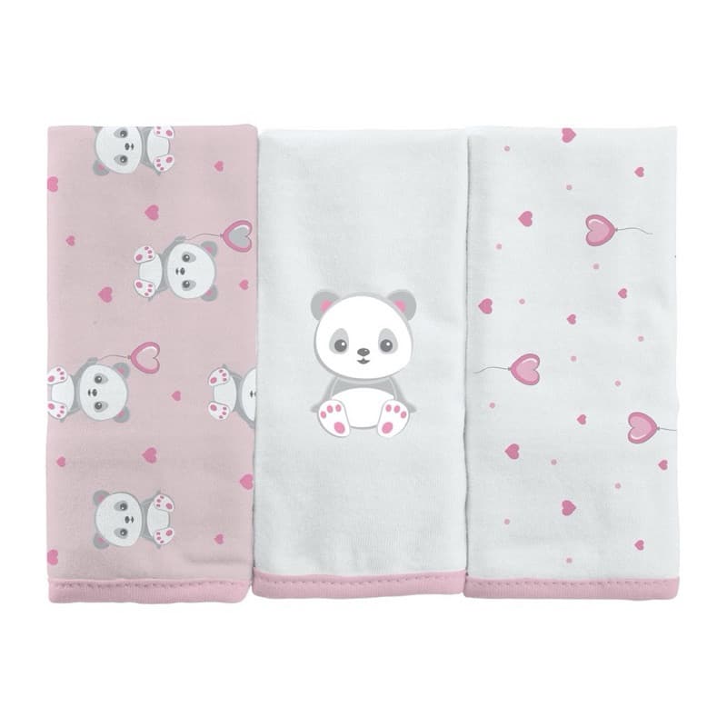 Fralda Pano de boca Malha 100% Algodão Fio 30 C/3 Un. Bublim