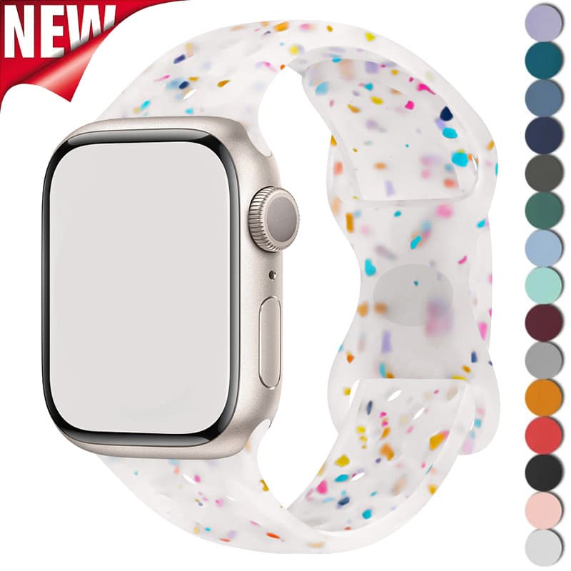 Pulseira De Silicone Para A * ple Relógio Ultra 2 49mm 46mm 42mm 45mm 44mm 40 41mm Transparente IWatch Série S10 9 8 7 6