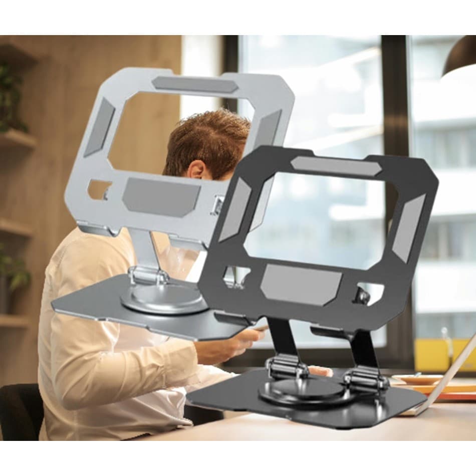Suporte Tablet Celular Metálico Rotativo Super Resistente Totalmente Ajustável