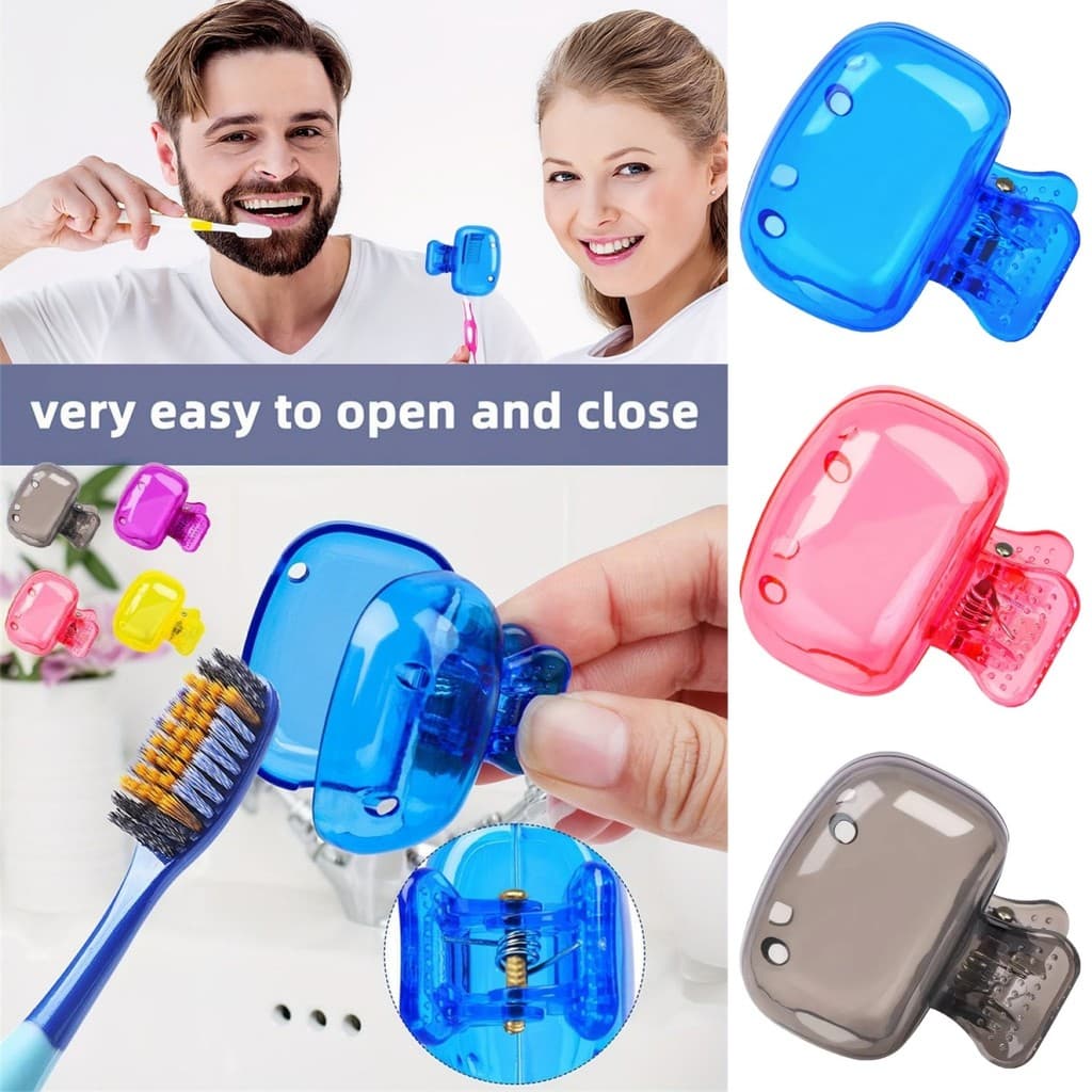 5 Pçs Portátil Escova De Dentes Capa Protetora Universal Plástico Organizador Para Viagens Ao Ar Livre Caminhadas