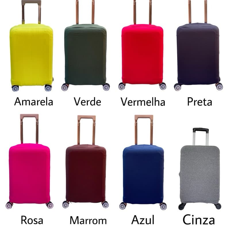 Capa Para Mala De Viagem Lisa em Suplex