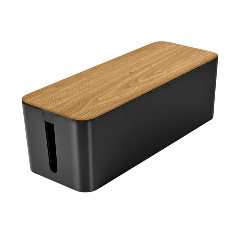 Organizador De Fios E Cabos Para Guardar Fontes Filtros De Linha E Tomadas 23cm