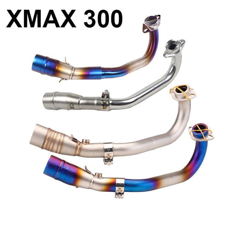 Tubo Dianteiro De Escape De Motocicleta Deslizante Para De Cotovelo XMAX 250/300 V1 V2