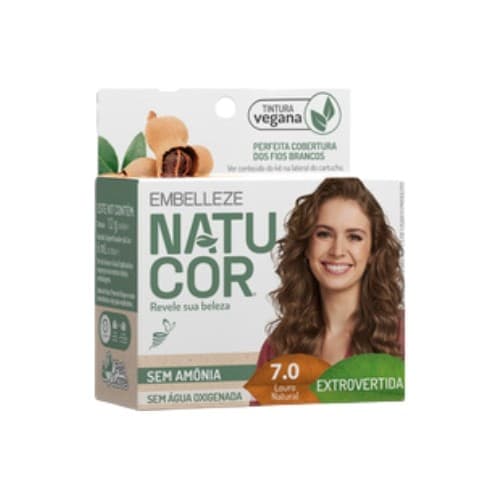EMBELLEZE TINTURA NATUCOR SEM AMONIA 7.0 LOURO NATURAL