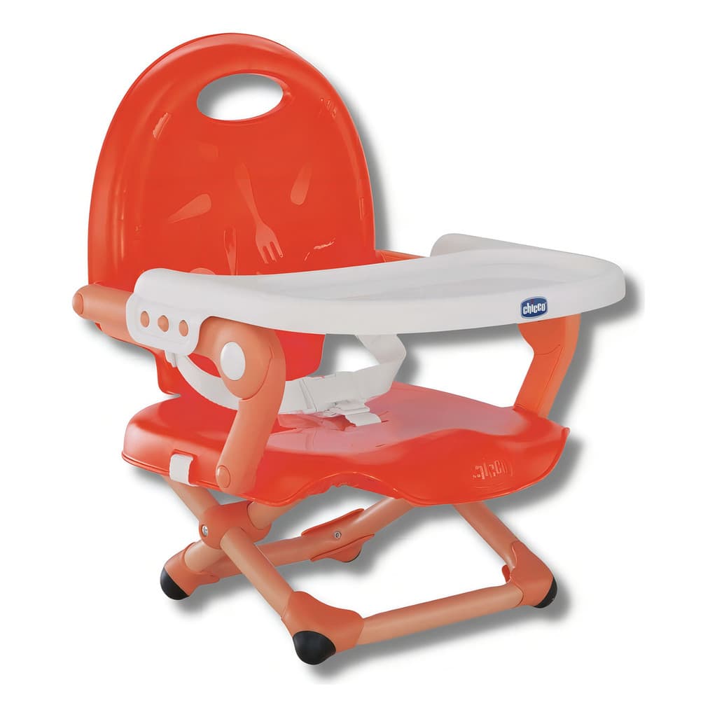 Cadeira De Comer Chicco Petit Baby Pocket Snack Cor Poppy Red