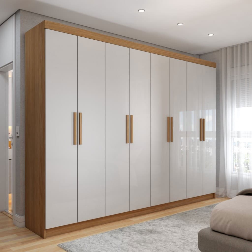 Guarda-Roupa Casal Aurora 8 Portas 4 Gavetas - Panorama Móveis