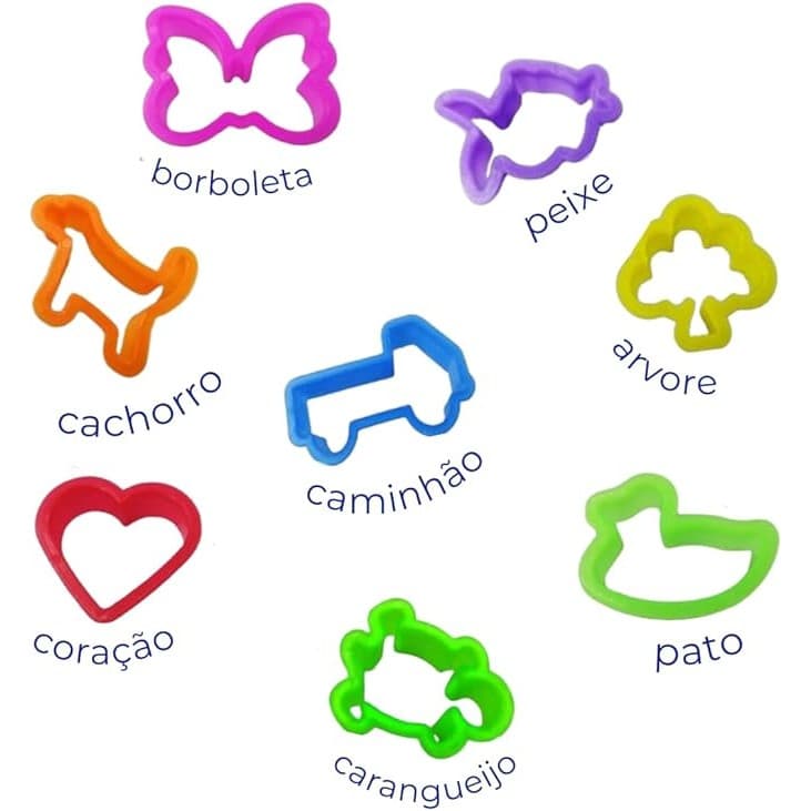 50 Forminhas / Moldes de Massinha