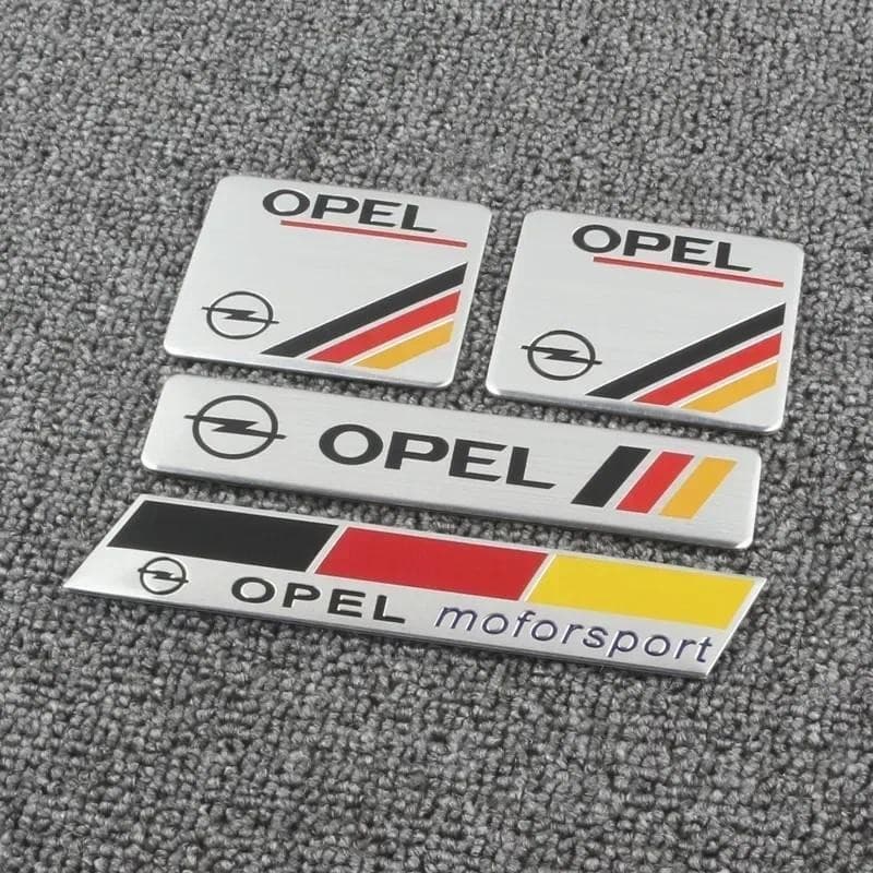 3D Alumínio Emblema Do Carro Traseiro Tronco Adesivo Para Astra Hgj Insignia Mokka Zafira Corsa Vectra Cd Acessórios Cor