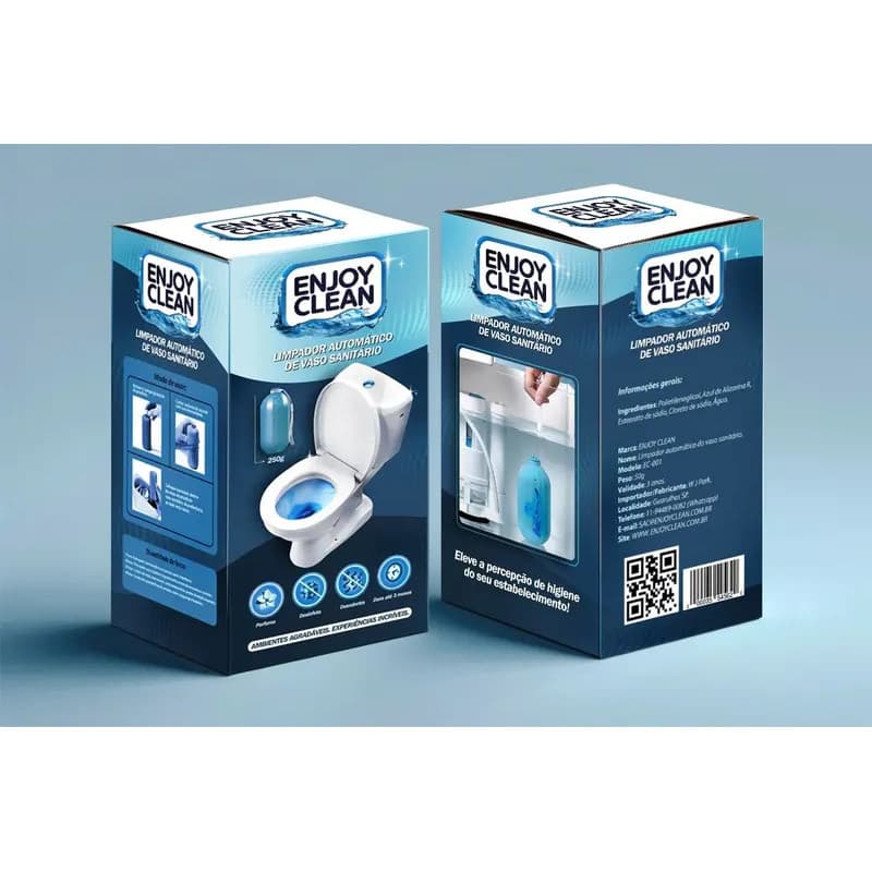 LIMPADOR AUTOMÁTICO DE VASO SANITÁRIO - ENJOY CLEAN