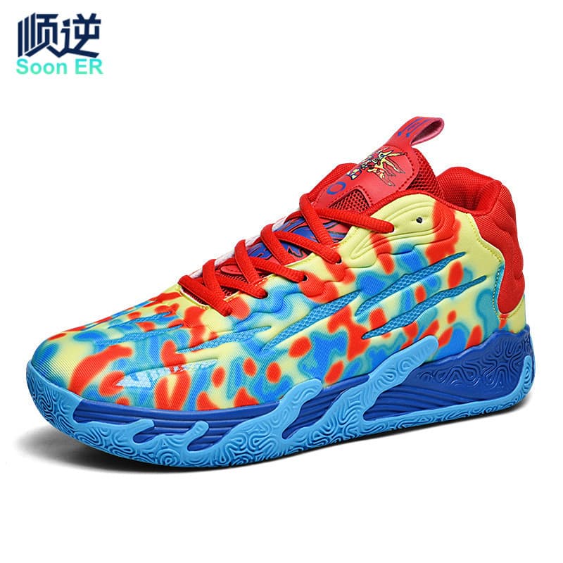 Homens mulheres tênis de basquete absorção de choque antiderrapante casal sapatos esportivos tênis de vôlei