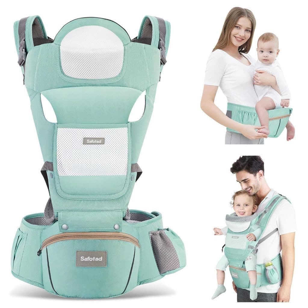 Canguru Para Bebê 0-3 Anos Ergonômico 3 Em 1 Estilo Canguru Frontal Infantil Hipseat tecno shop