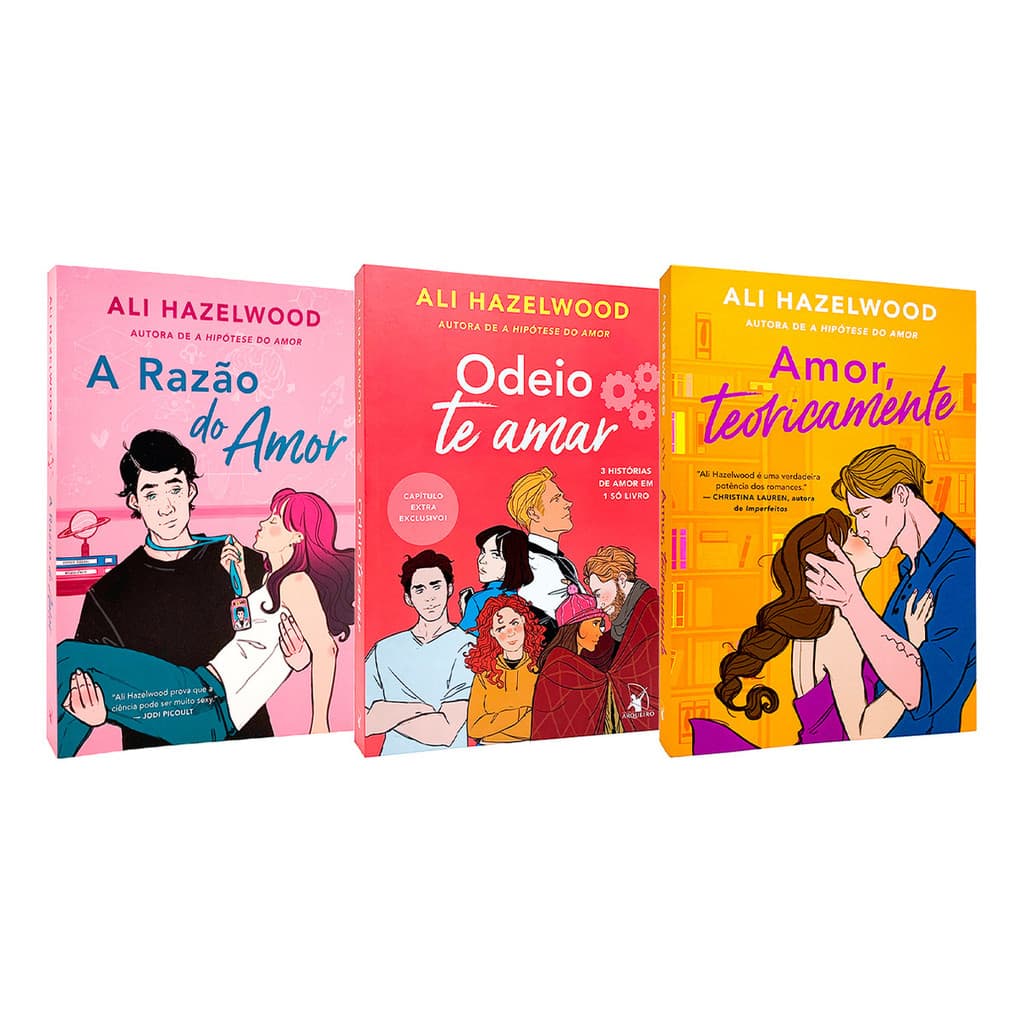 A Razão Do Amor + Odeio Te Amar + Amor, Teoricamente - 3 Livros