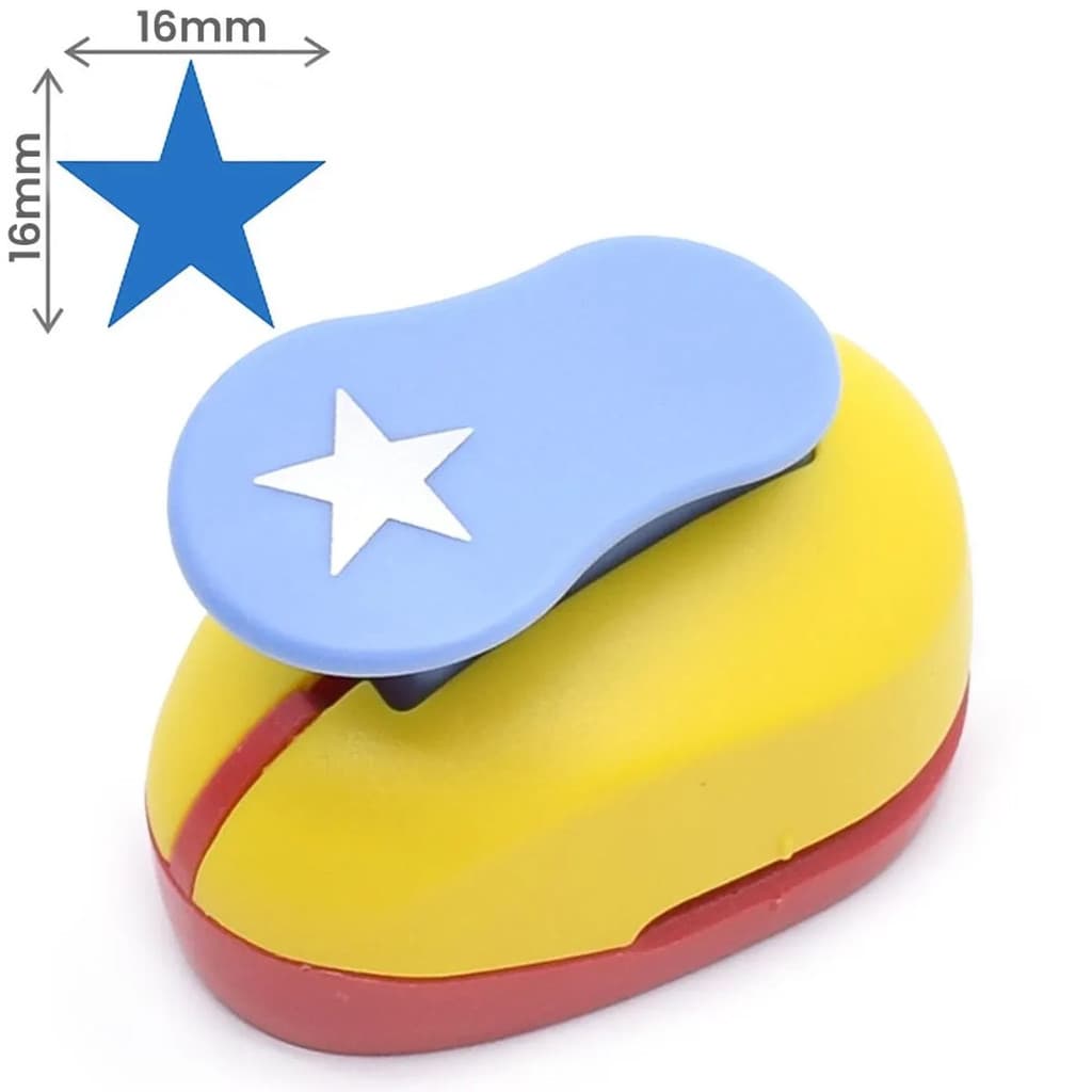 Furador Cortador para Papel e Eva 16mm 1.6cm Estrela - Lanmax