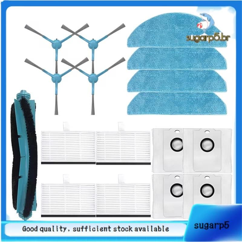 [Pronto] Para 7490 Immortal/8290 Kabum Smart 900 Peças De Reposição Aspirador De Pó Escova Peça De Filtro De Esfregão