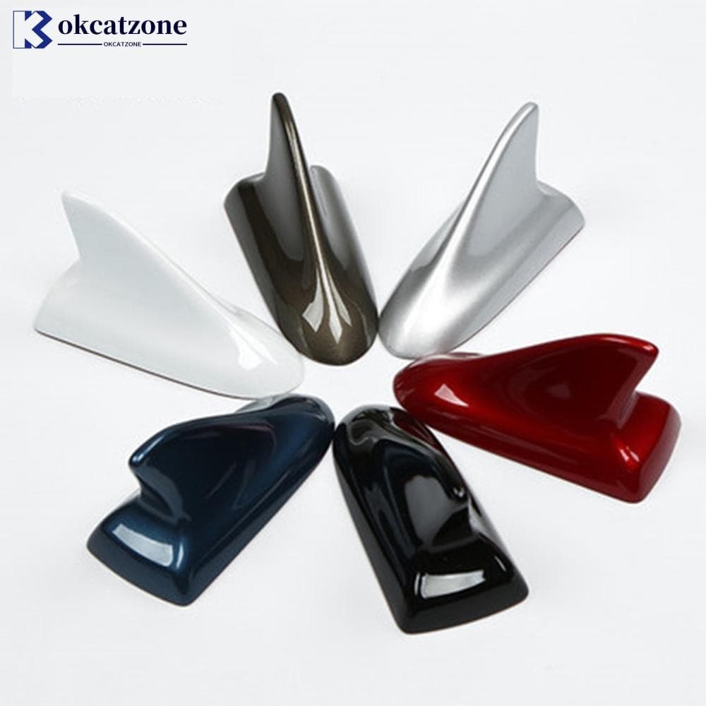 OKCATZONE Nova Universal Car Shark Fin Antenna - Material ABS, FM/AM Signal, Design Elegante