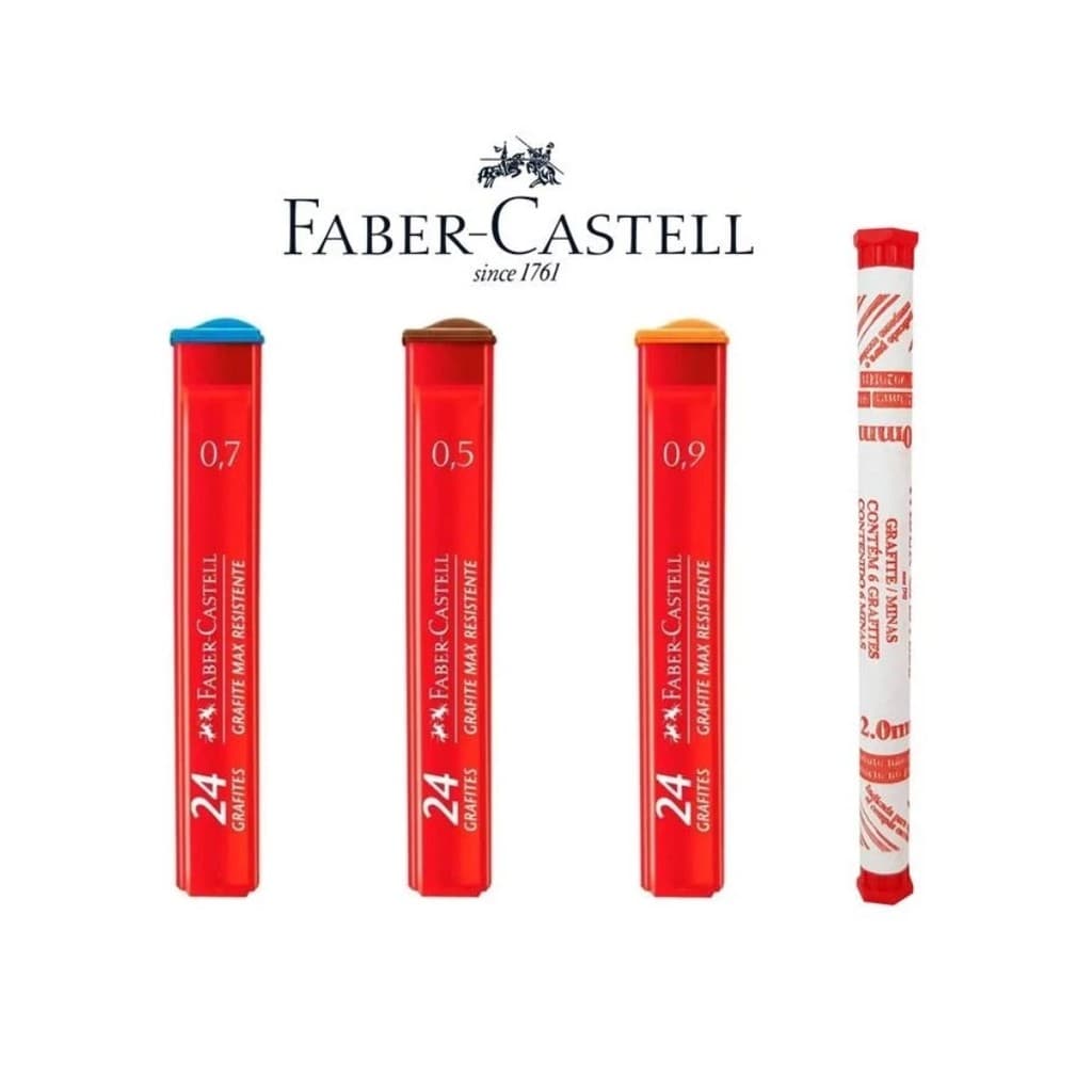 Grafite Polymer B Faber - Castell c/24 un