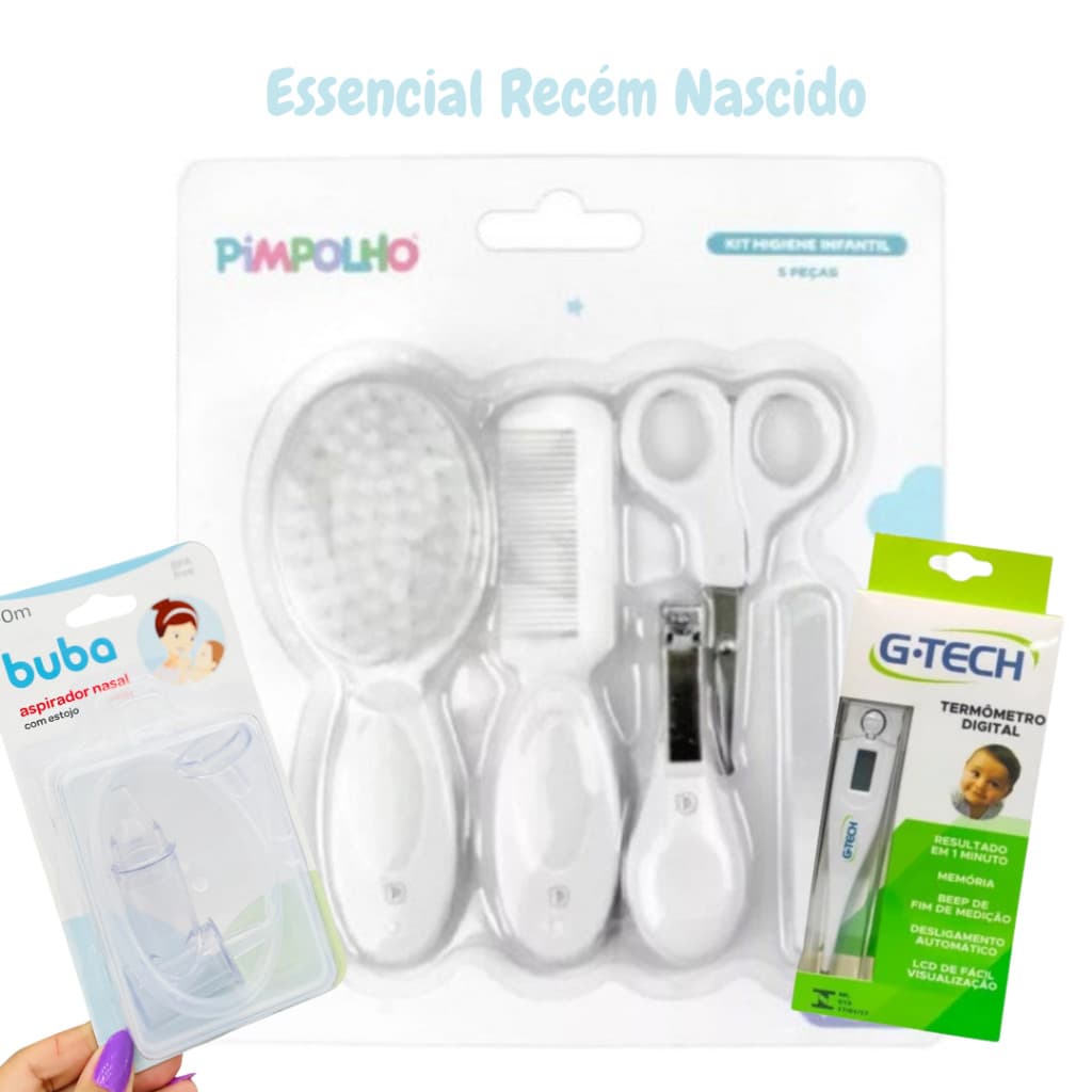 Kit Cuidados Essencial Recém Nascido - Unisex