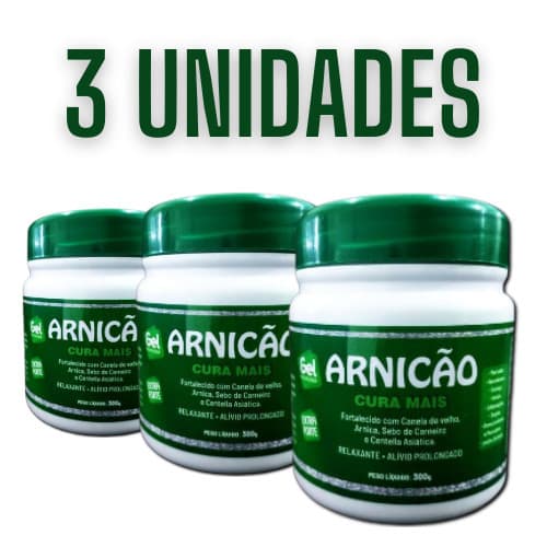 Kit 3 Gel Arnicão Extra Forte - 300g