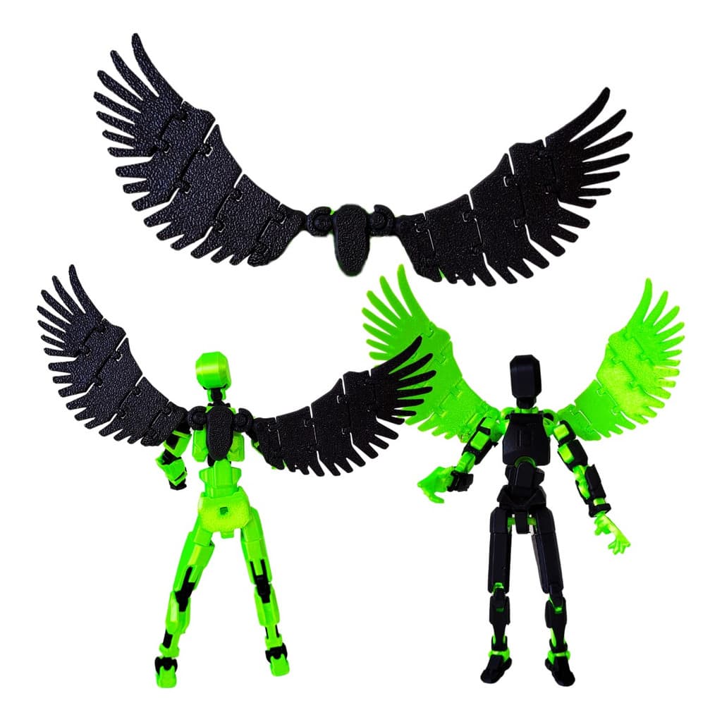 Kit De Asas Para Boneco Dummy 13 Articulado Premium