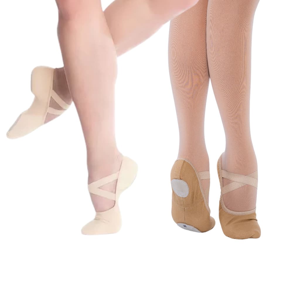 Sapatilha Ballet Meia Ponta Tecido Duplo X, Sapatilha Ballet meia ponta, Sapatilha Ballet Lona Profissional, N 24 ao 43