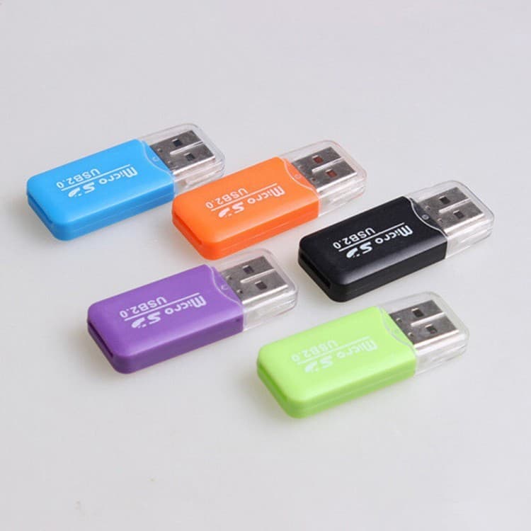 Mini leitor de cartão portátil Usb 2.0 Micro SD TF