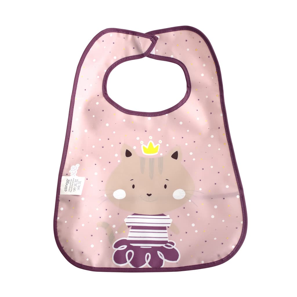 Babador Clingo Silicone Flex com Bolso Coletor Impermeável