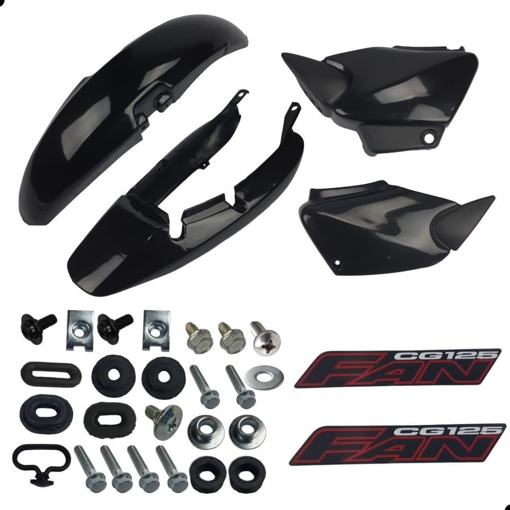 CARENAGEM FAN 125 CG 2000 2007 2008 ADESIVO PARAFUSOS