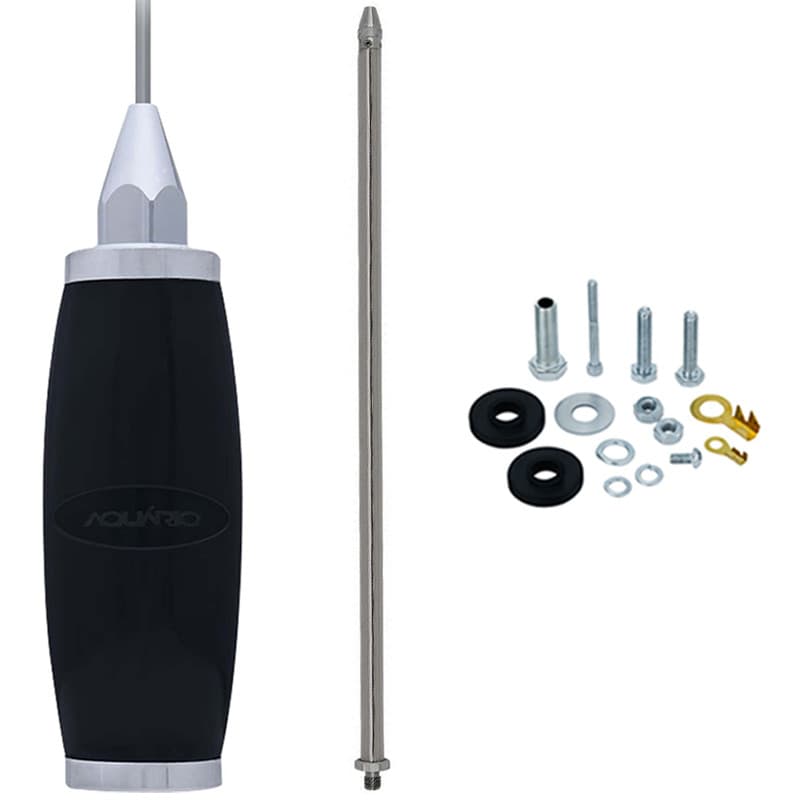 Antena Px Maria Mole 2,70m Alongador 40cm Parafusos Anti-furto